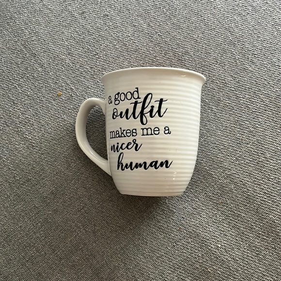 New “a good outfit makes me a nicer human” mug - Picture 4 of 6